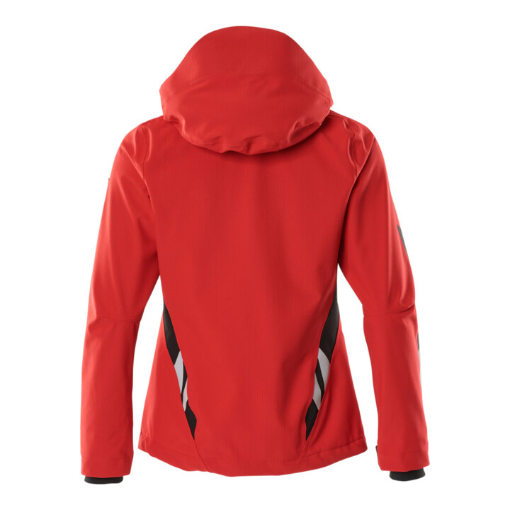 Mascot Hard Shell Jacke Damen 4XL verkehrsrot/schwarz geringes Gewicht
