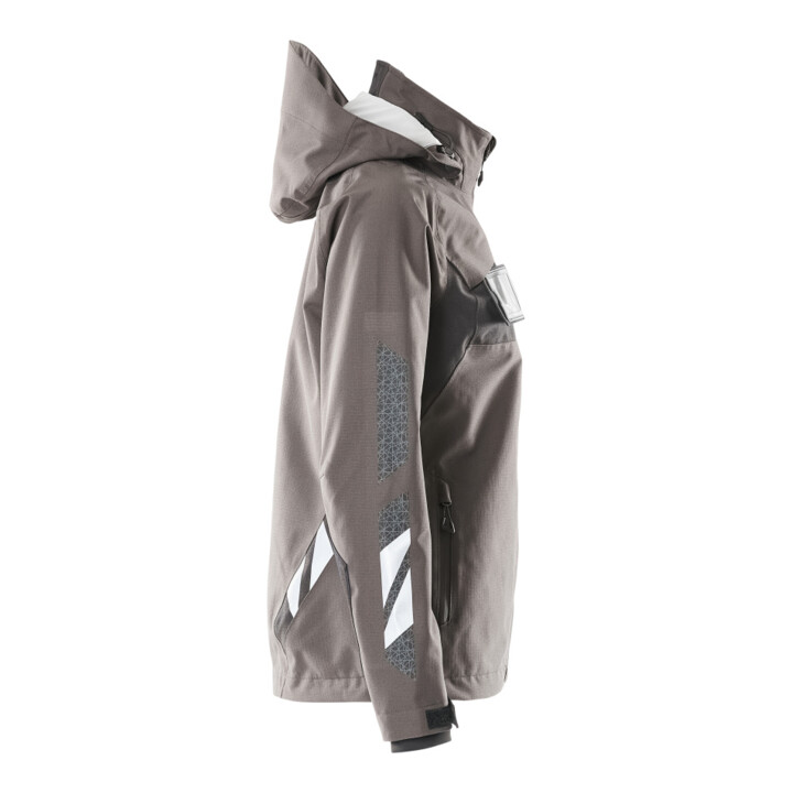 MASCOT Hard Shell Jacke Damen 5XL dunkelanthrazit/schwarz wasserdicht