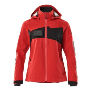 Mascot Hard Shell Jacke Damen 5XL verkehrsrot/schwarz geringes Gewicht