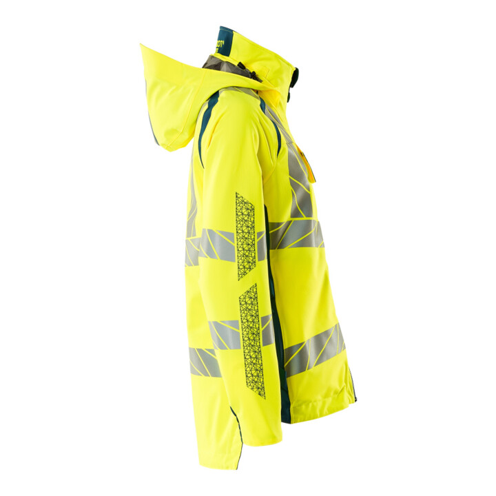 Mascot Hard Shell Jacke Damen L hi-vis gelb/dunkelpetroleum leichtem Futter