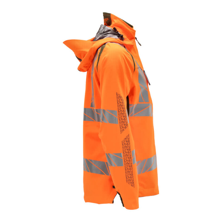 Mascot Hard Shell Jacke Damen L leichtes Futter hi-vis orange/moosgrün