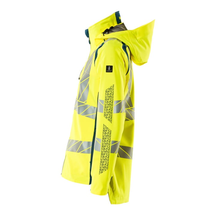 Mascot Hard Shell Jacke Damen leichtes Futter M hi-vis gelb/dunkelpetroleum