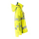 Mascot Hard Shell Jacke Damen leichtes Futter M hi-vis gelb/dunkelpetroleum