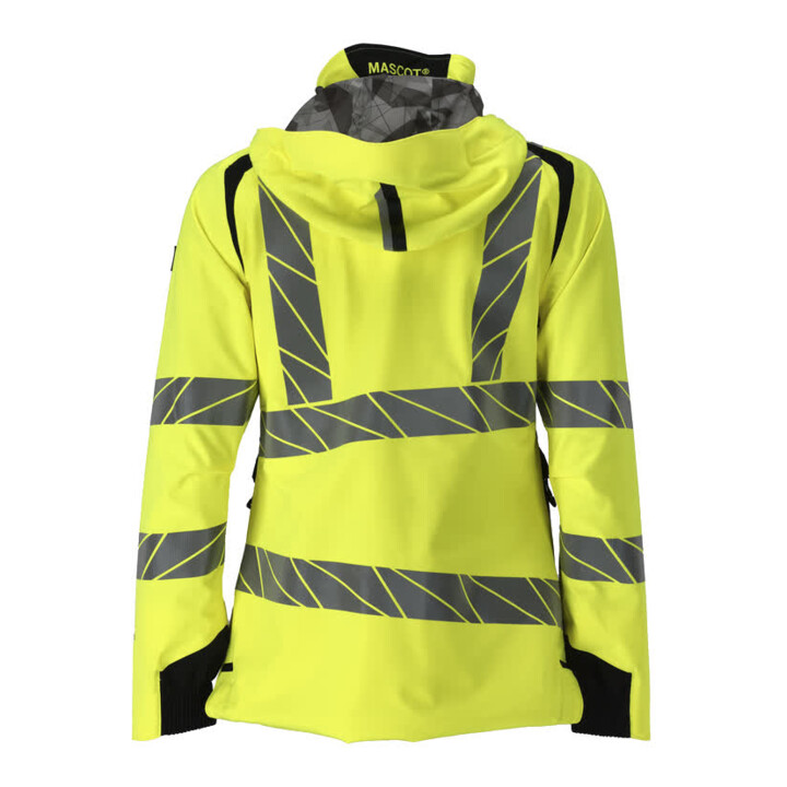 Mascot Hard Shell Jacke Damen leichtes Futter M hi-vis gelb/schwarz