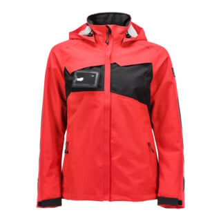 Mascot Hard Shell Jacke Damen M wasserdicht verkehrsrot/schwarz