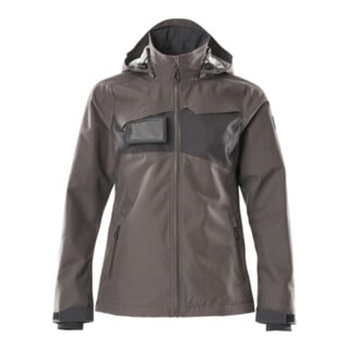 Mascot Hard Shell Jacke Damen wasserdicht dunkelanthrazit/schwarz Größe M
