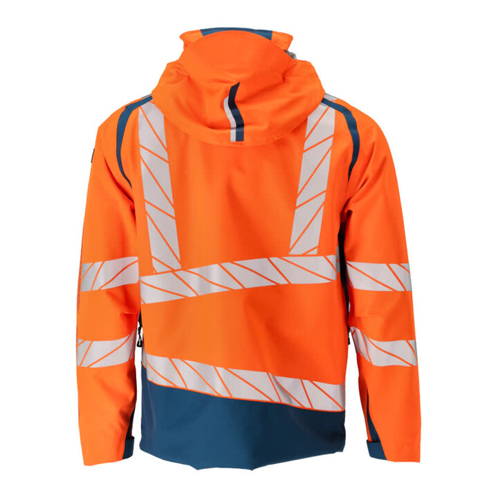 Mascot Hard Shell Jacke Größe M hi-vis orange/dunkelpetroleum