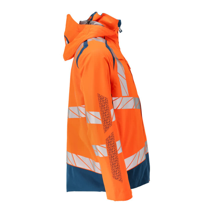 Mascot Hard Shell Jacke Größe M hi-vis orange/dunkelpetroleum