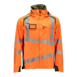 Mascot Hard Shell Jacke Größe S hi-vis orange/moosgrün leicht gefüttert
