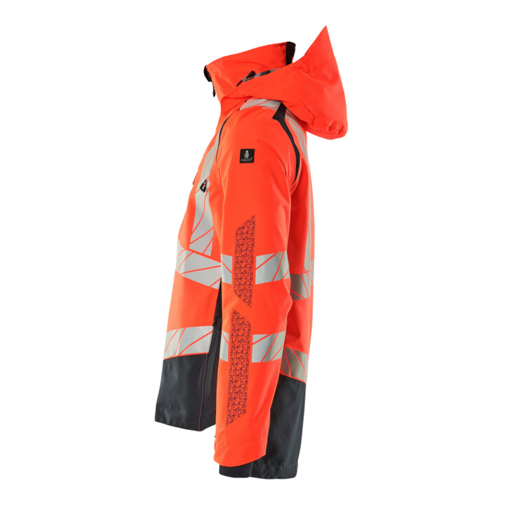 Mascot Hard Shell Jacke Größe S Hi-vis rot/schwarzblau