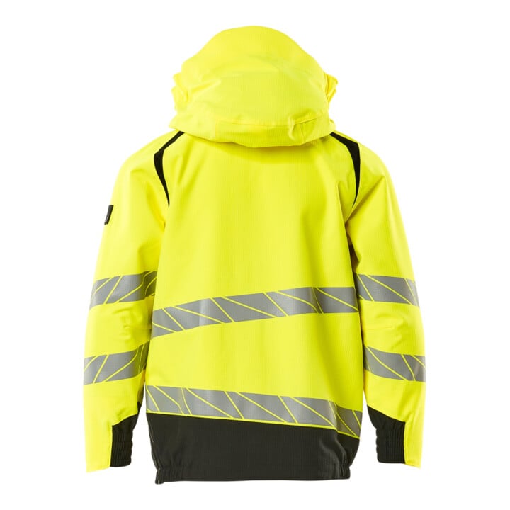 Mascot Hard Shell Jacke Kinder Größe 116 hi-vis gelb/schwarz geringes Gewicht
