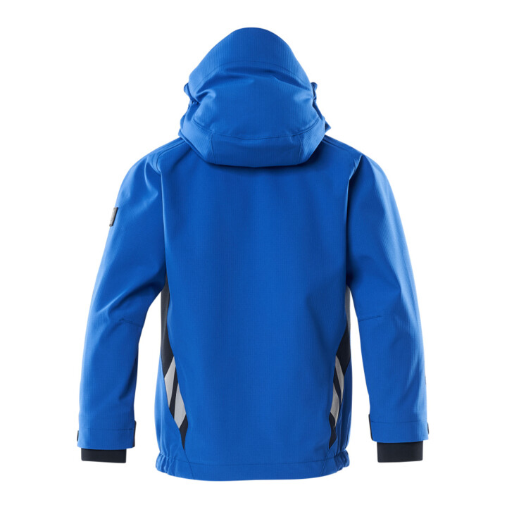 Mascot Hard Shell Jacke Kinder Größe 164 azurblau schwarzblau geringes Gewicht