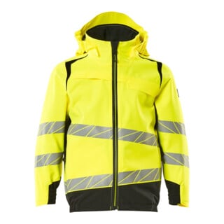 Mascot Hard Shell Jacke Kinder Größe 164 hi-vis gelb/schwarz geringes Gewicht