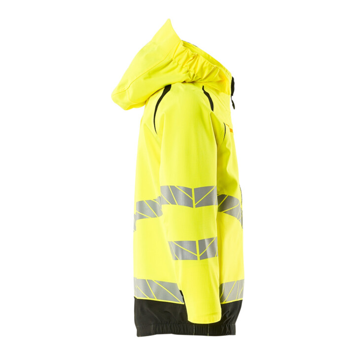 Mascot Hard Shell Jacke Kinder Größe 164 hi-vis gelb/schwarz geringes Gewicht