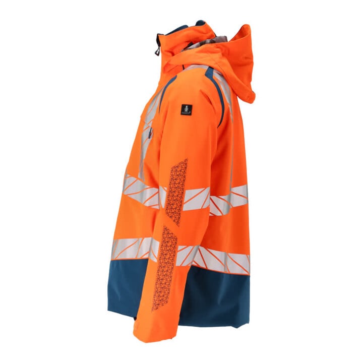Mascot Hard Shell Jacke L hi-vis orange/dunkelpetroleum