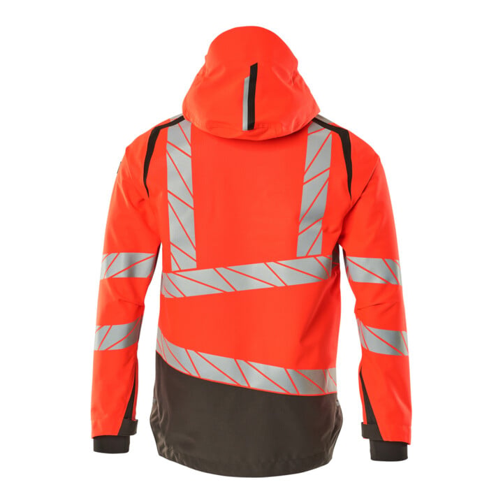 Mascot Hard Shell Jacke L hi-vis rot/dunkelanthrazit leicht gefüttert