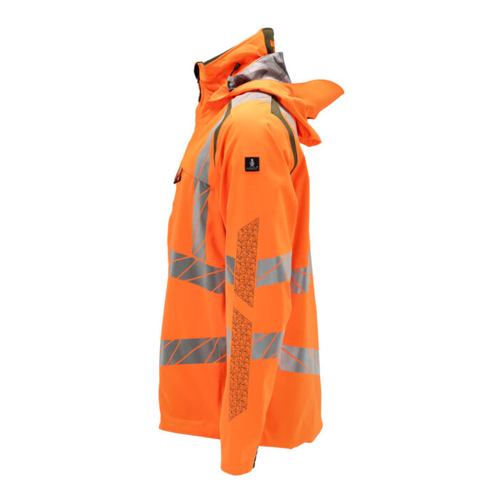 Mascot Hard Shell Jacke M hi-vis orange/moosgrün leicht gefüttert