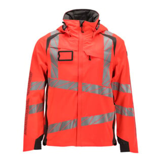 Mascot Hard Shell Jacke M hi-vis rot/dunkelanthrazit leicht gefüttert