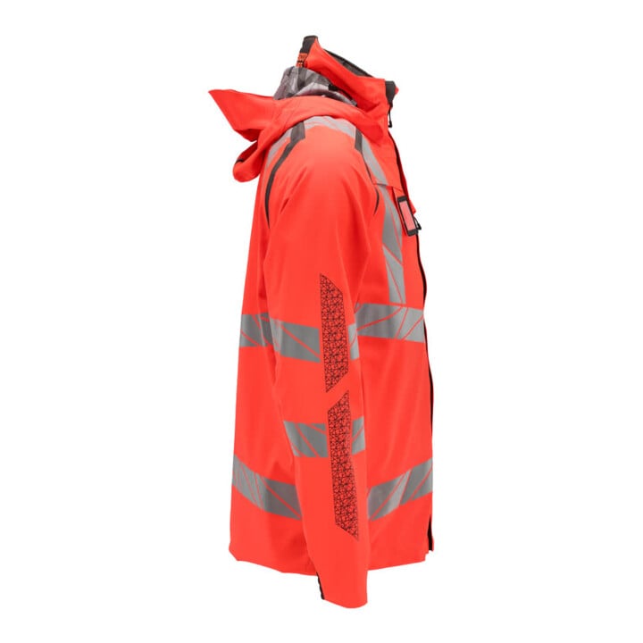 Mascot Hard Shell Jacke M hi-vis rot/dunkelanthrazit leicht gefüttert