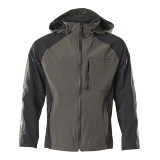 Mascot Hard Shell Jacke Stretch wasserdicht 4XL dunkelanthrazit/schwarz