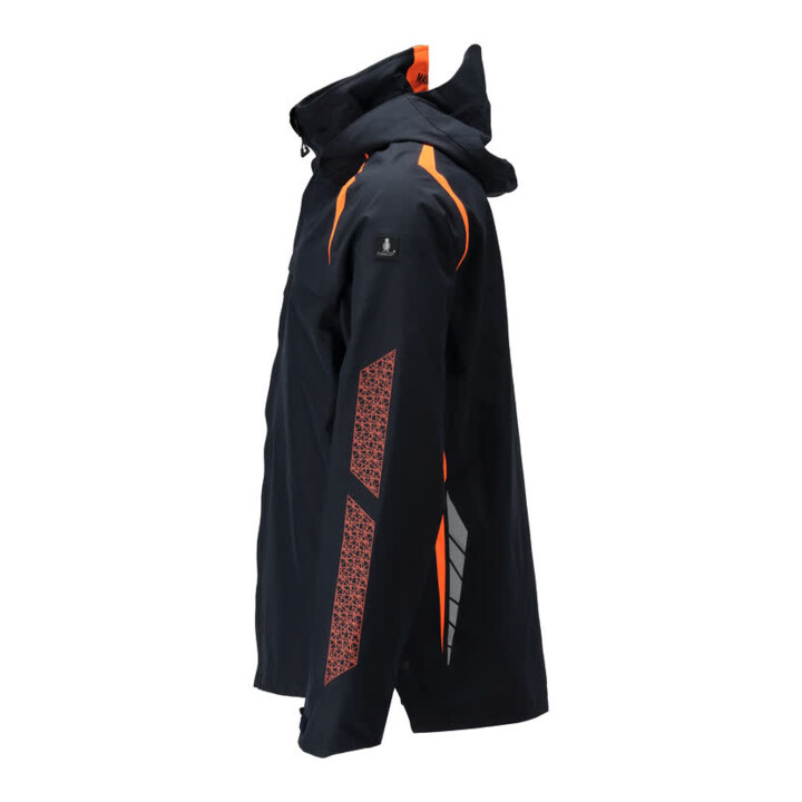 Mascot Hard Shell Jacke wasserdicht 2XL schwarzblau/hi-vis orange