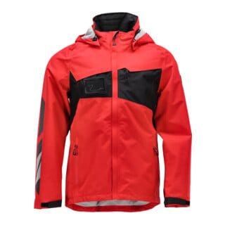 Mascot Hard Shell Jacke wasserdicht 2XL verkehrsrot/schwarz