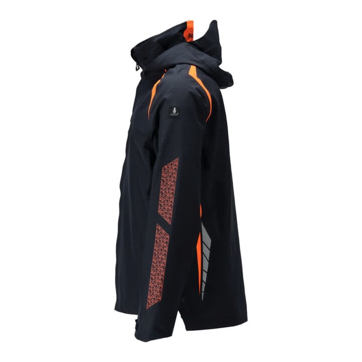 Mascot Hard Shell Jacke wasserdicht Größe 3XL schwarzblau/hi-vis orange