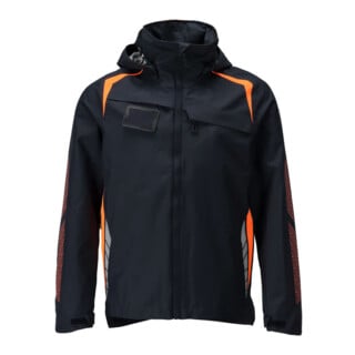 MASCOT Hard Shell Jacke wasserdicht Größe M schwarzblau/hi-vis orange