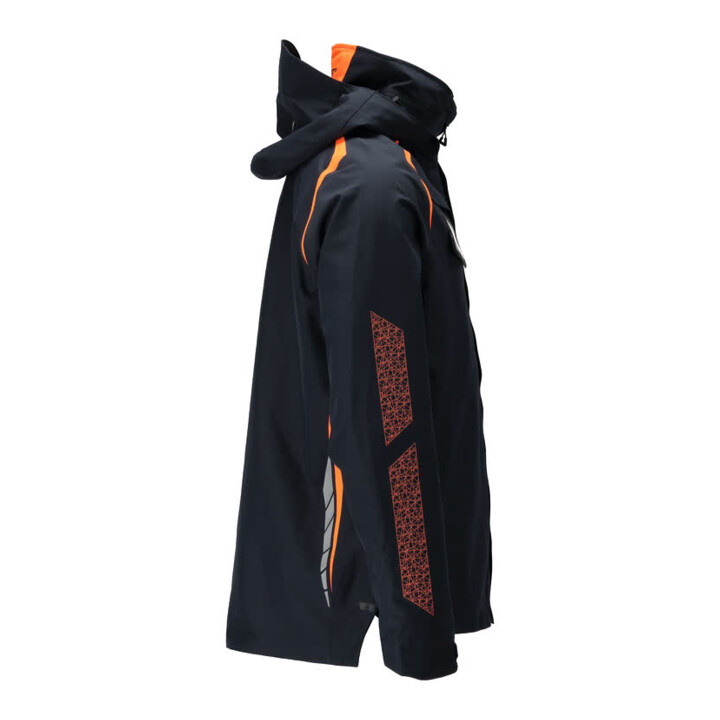 MASCOT Hard Shell Jacke wasserdicht Größe M schwarzblau/hi-vis orange