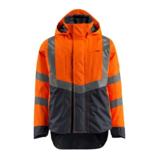 Mascot Harlow Jacke hi-vis orange/schwarzblau
