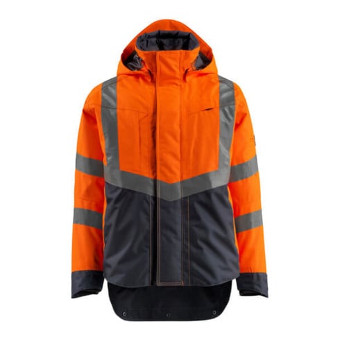 Mascot Harlow Jacke hi-vis orange/schwarzblau