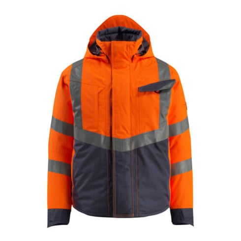 Mascot Hastings Winterjacke hi-vis orange/schwarzblau