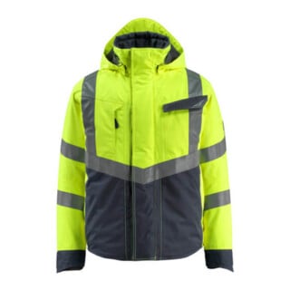 Mascot Hastings Winterjacke Größe 3XL, hi-vis gelb/schwarzblau