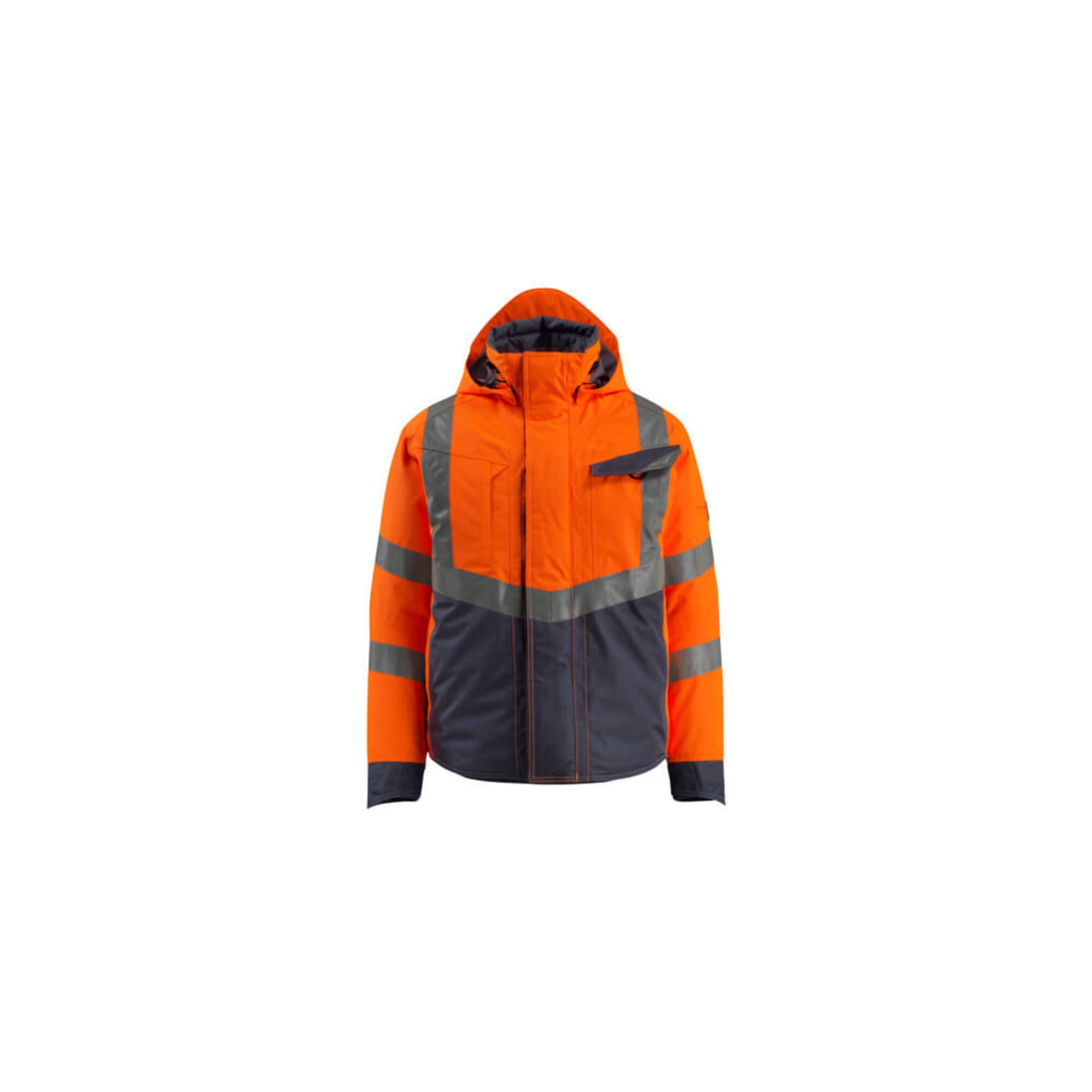 Mascot Hastings Winterjacke Größe 4XL, hi-vis orange/schwarzblau