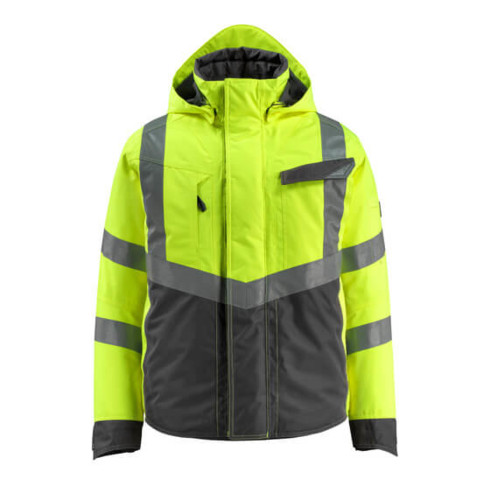 Mascot Hastings Winterjacke hi-vis gelb/dunkelanthrazit