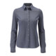 Mascot Hemd Damenbluse moderne Damenpassform Stretch blau-meliert Gr. 46