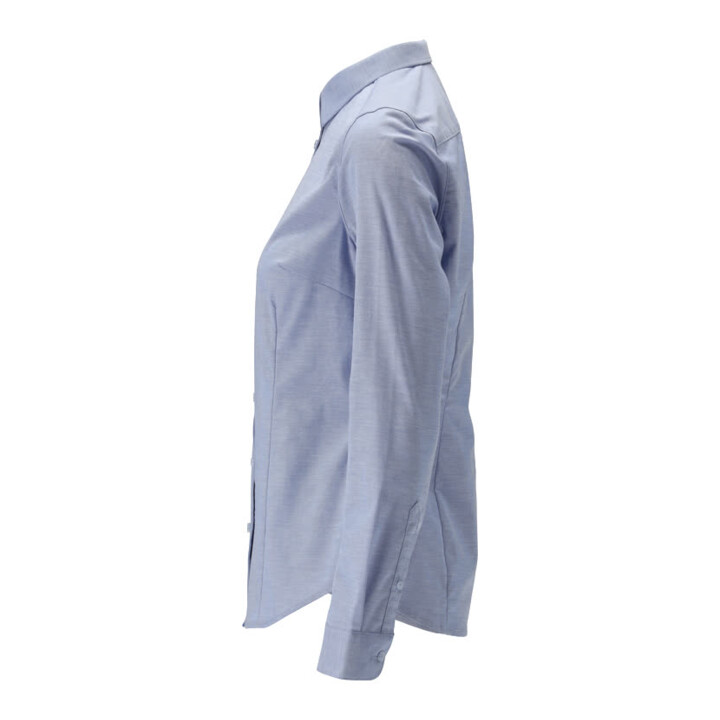 Mascot Hemd Damenbluse moderne Damenpassform Stretch hellblau Gr. 38