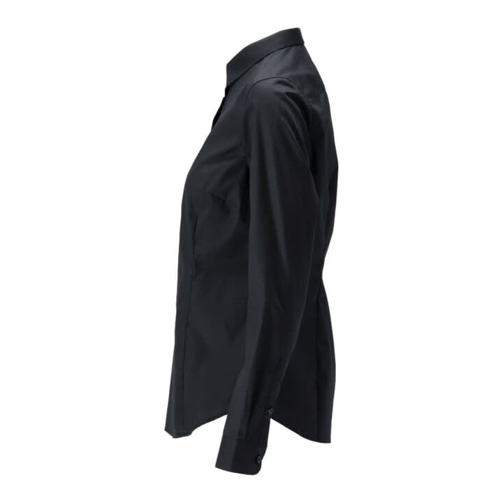 Mascot Hemd Damenbluse moderne Damenpassform vollschwarz Gr. 36