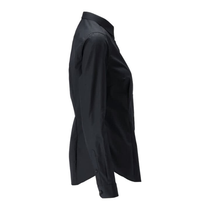 Mascot Hemd Damenbluse moderne Damenpassform vollschwarz Gr. 40