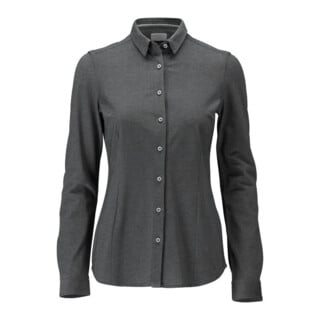 Mascot Hemd Damenbluse Stretch moderne Damenpassform Gr. 38 dunkelanthrazit/hellgrau-meliert