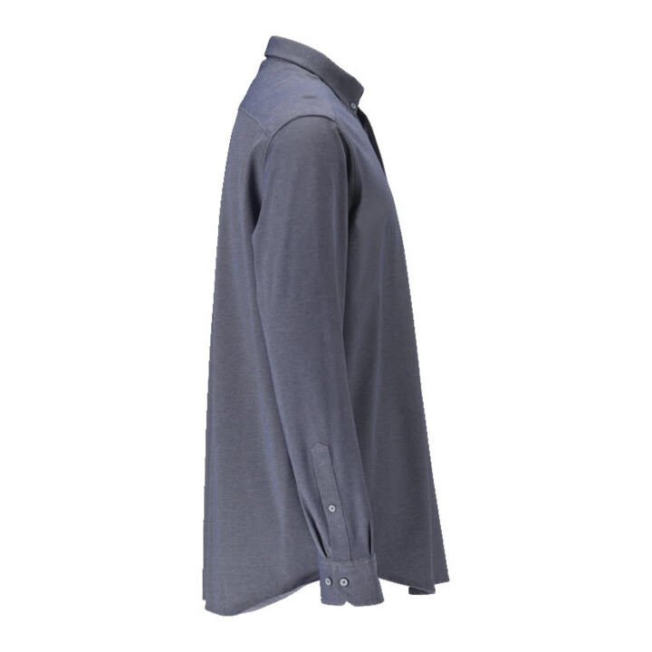 Mascot Hemd klassische Passform Stretch Größe 45-46 blau-meliert