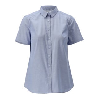 Mascot Hemd Kurzarm klassische Damen Stretch hellblau Gr. 36