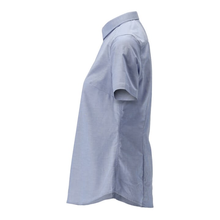 Mascot Hemd Kurzarm klassische Damen Stretch hellblau Gr. 36
