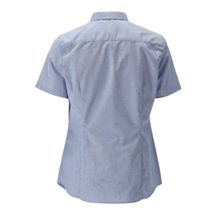 Mascot Hemd Kurzarm klassische Damen Stretch hellblau Gr. 44