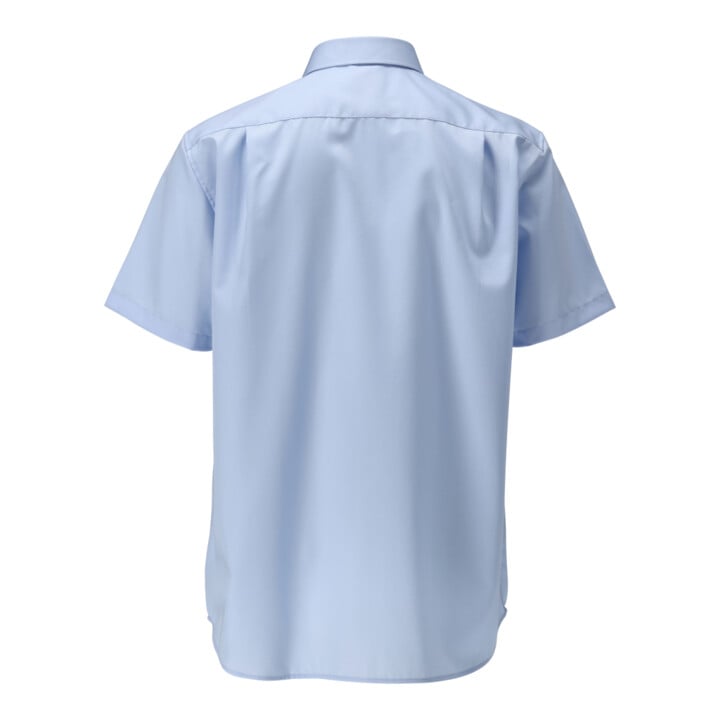Mascot Hemd Kurzarm klassische Passform Gr. 53-54 hellblau