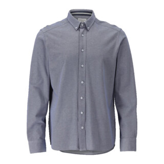 Mascot Hemd moderne Passform Stretch blau-meliert Gr. 37-38