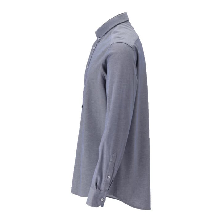 Mascot Hemd moderne Passform Stretch Größe 43-44 blau-meliert