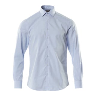 Mascot Hemd Poplin moderne Passform Größe 45-46 hellblau
