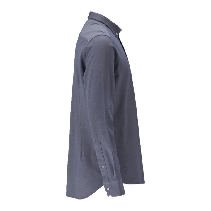 Mascot Hemd schmale Passform Stretch blau-meliert Gr. 39-40