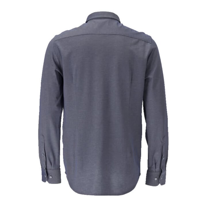 Mascot Hemd schmale Passform Stretch blau-meliert Größe 41-42